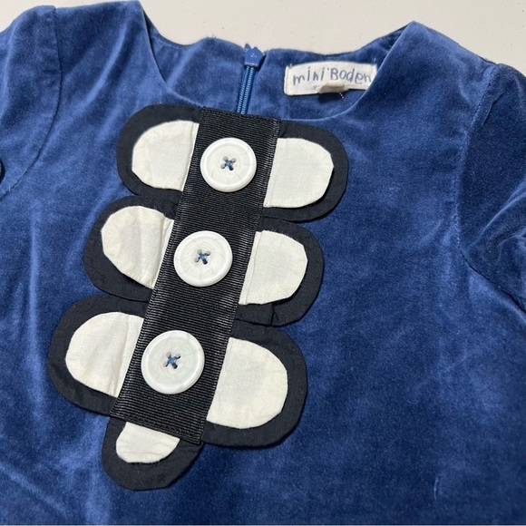 MINI Boden Velvet Retro Style Dress - Picture 3 of 7